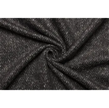 Kabátová vlna směsová - Melír s vlasem