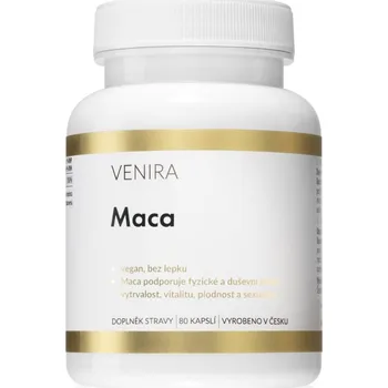 Přírodní produkt Venira Maca kapsle pro podporu fyzického a duševního zdraví 80 cps