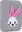 Karton P+P Oxy Go jednopatrový prázdný 2 chlopně, Efect Bunny