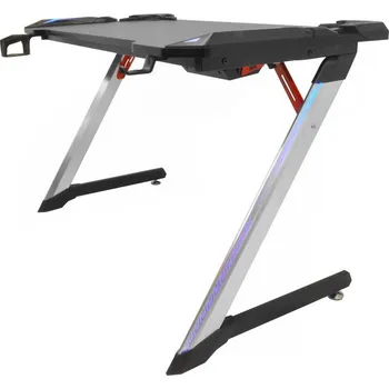 Počítačový stůl Dakota Egamers Space DKRGBLEDGT černý