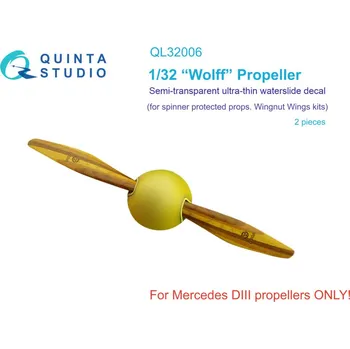 Plastikový model 1/32 Wooden Propellers Wolff (WNW)
