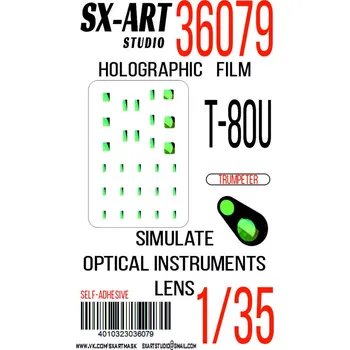 Plastikový model 1/35 Holographic film T-80U (TRUMP)
