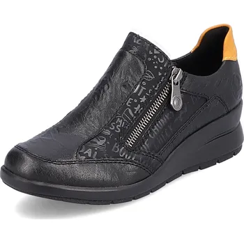 Dámské polobotky DÁMSKÉ POLOBOTKY RIEKER L4850-00 ČERNÁ Barva: Černá, Velikost: 38