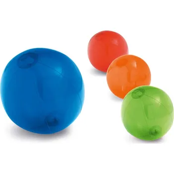 Nafukovací míč PECONIC. Nafukovací plážový míč z průsvitného PVC bez potisku bez potisku 3000 bez potisku