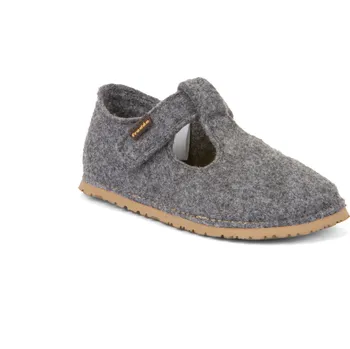 Dívčí obuv Barefoot bačkory FLEXY WOOLY - GREY, Froddo Velikost: 29
