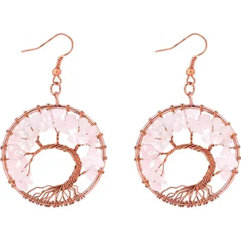 Náušnice Náušnice Casia měděná - Růženín