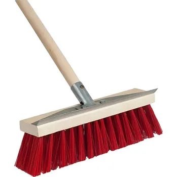 Štůsek Koště silniční 30 cm se škrabákem a násadou
