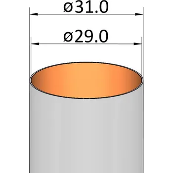 RC model ostatní Klima papírová trubka 29x150mm