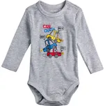 Kojenecké body VENERE CRASH šedé Velikost: 74