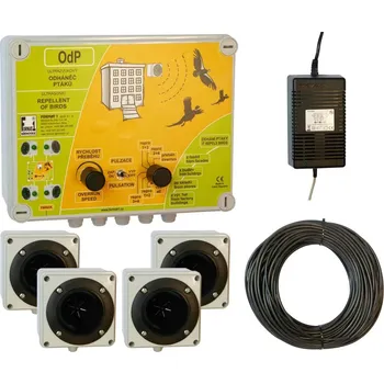 Odpuzovač zvířat Format 1 OdP-4 Plašič a odháněč ptáků se 4 reproduktory Přímo od výrobce
