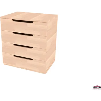 Komoda Domestav BUBBLES skříň zásuvková komoda, buk cink mořený