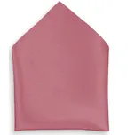 Soonrich Saténový kapesníček do saka 20 x 20 cm starorůžový
