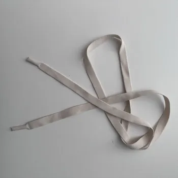 Šňůra oděvní plochá Béžová (E) (Mikinová šňůra)