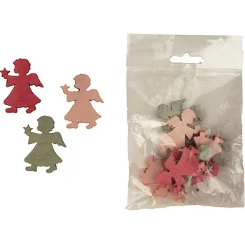 Vánoční dekorace Anděl 12 ks D2722