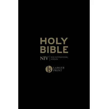 NIV Larger Print Personal Black Leather Bible – New International Version (EN)
