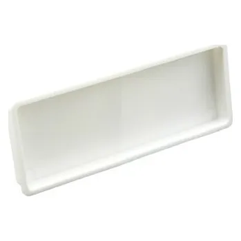 Vodovodní potrubí HACO ZK zátka hranatá 110x55mm, plast, bílá