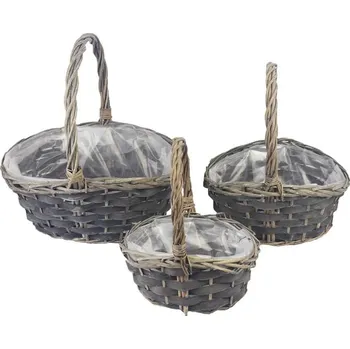 Obal na květináč Obal s plastem, sada 3 kusů P1368