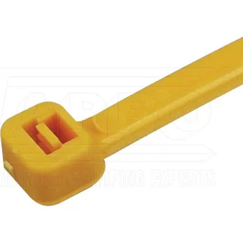 Stahovací páska WAPRO Pásek vázací 120x2,5 žlutá (100ks) WPR4885