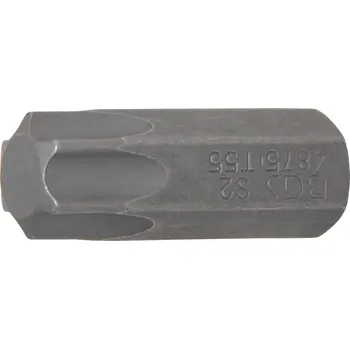 Bit BGS 4875, Bit | Délka 30 mm | pohon vnější šestihran 10 mm (3/8") | T-profil (pro Torx) T55