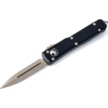 Pracovní nůž Microtech Ultratech D/E, vystřelovací nůž s klipem, bronzová čepel 122-13