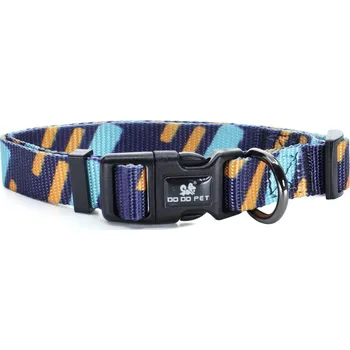 Obojek pro psa Vsepropejska Pick modro-žlutý obojek pro psa Obvod krku: 33 - 52 cm