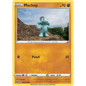 Sběratelská karetní hra Pokémon karta Machop 086/196 - Lost Origin
