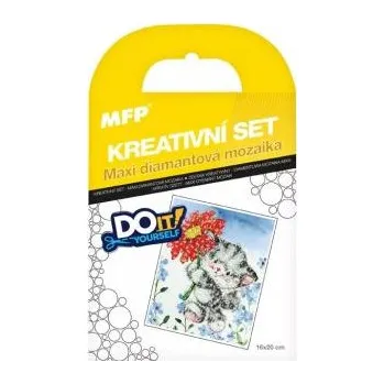 Výtvárné potřeby Kreativní set MFP - maxi diamantová mozaika kotě 1042140
