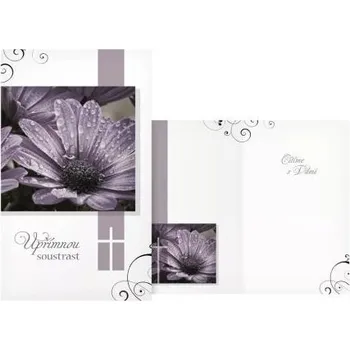 Přání MFP kondolenční malé M18-240 s textem