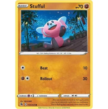 Sběratelská karetní hra Pokémon karta Stufful 150/264 - Fusion Strike