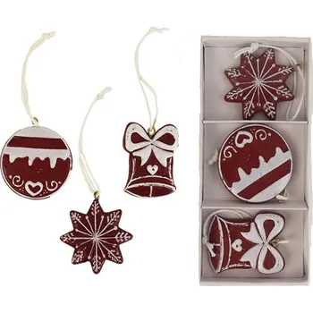 Vánoční dekorace Vánoční dekorace, 3 ks K1147