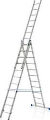 Trojdílný hliníkový žebřík Elkop 3x15 Profi