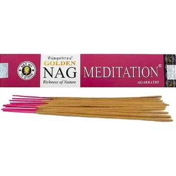 Čajovna Vykuřovadla Vijayshree GOLDEN NAG MEDITATION vonné tyčinky