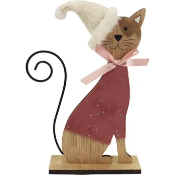 Vánoce Dekorační kočka D4168/2