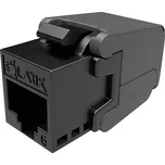 Solarix SXKJ-5E-UTP-BK-SA Samořezný keystone Solarix CAT5E UTP RJ45 černý