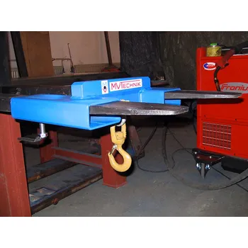 Paletový vozík Jeřábový závěs na vidlice VZV Barva: Modrá RAL 5017, Nosnost: 1600kg