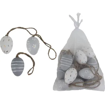 Velikonoční dekorace Velikonoční vajíčka, 12 ks X4782