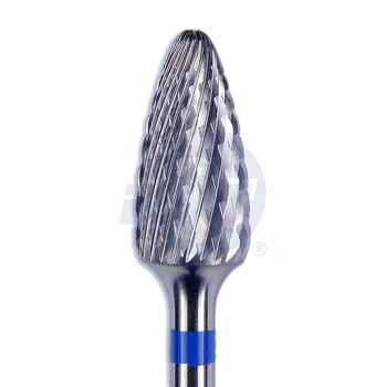 Příslušenství k frézce standardní tvrdokovová fréza Cross Cut, plamen, břichatý, špičatý | do násadce | 500 104 257 190B 060