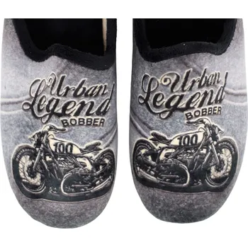 Pánské pantofle GEMA Pánské domácí pantofle GEMA, model 5180-023 motorka Velikosti: 44