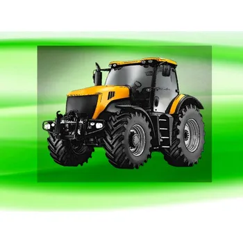 Nášivka JCB 7230 DTF nažehlovačka 11x7cm (nažehlovačka s traktorem)