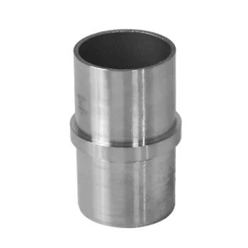 Spojka napájecí, přímá na trubku o 42.4 mm, broušená nerez K320 / AISI30