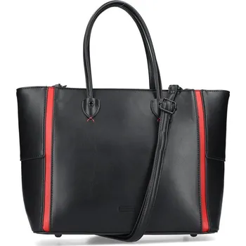 Kabelka Dámská kabelka do ruky H1524-00 Rieker černá Barva: weiss kombi, Velikost: BEZ