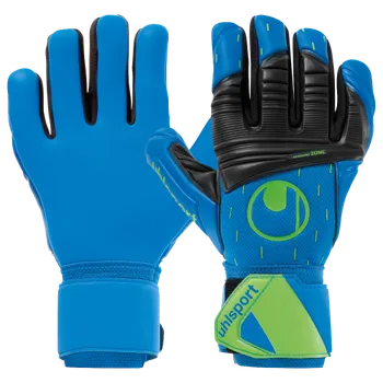 Fotbal UHLSPORT AQUASOFT HN BRANKÁŘSKÉ RUKAVICE - Modrá, Černá - velikost 10 uk