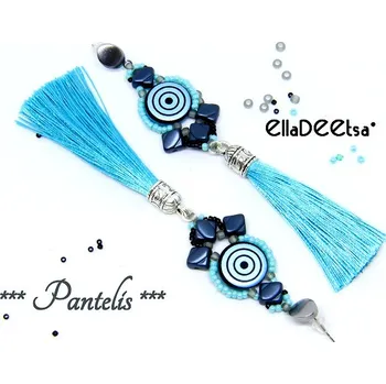 Korálek Náušnice Pantelis č. 1442 - stavebnice