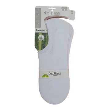 Dámské ponožky Ťapky Emi Ross bílé 3ks do tenisek Barva: bílá, Velikost: 35-38