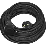 prodl. kabel 1z 20m černá 3x1,5 guma EP.