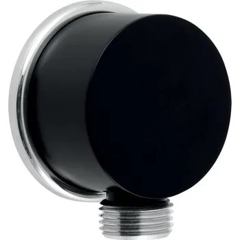 Sprchový držák Novaservis Stěnový vývod sprchy černá