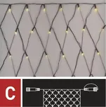 Anděl Přerov Osvětlení vánoční - nadstavitelná síť 2x1,5m-160 LED teplá bílá+ 5 cm přívodní kabel