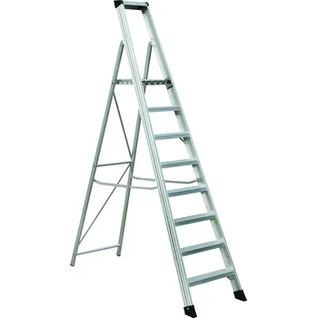 Žebřík Elkop Stavební hliníkový žebřík s plošinou 8 příček