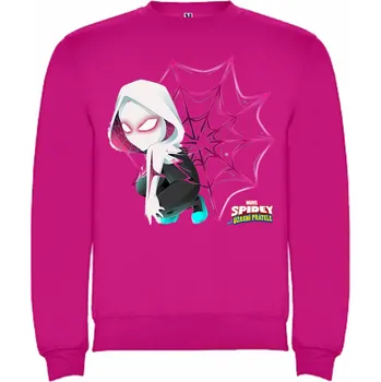 Dívčí mikina Mikina přes hlavu s postavou Ghost-Spider - Spidey Barva: RŮŽOVÁ/RŮŽR, Velikost: 3XL