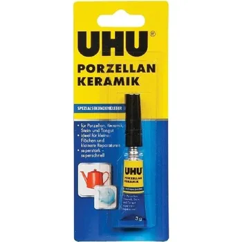 Průmyslové lepidlo UHU lepidlo na porcelán, keramiku SEKUNDENKLEBER Porzellan keramik 3 g